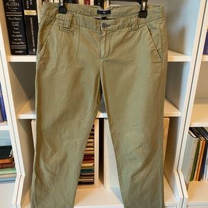Gap Straight Leg Green Khaki